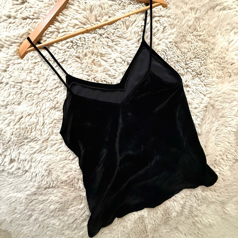 Mes Demoiselles Mariza Black Velvet Tank Cami size 38 - Picture 14 of 16